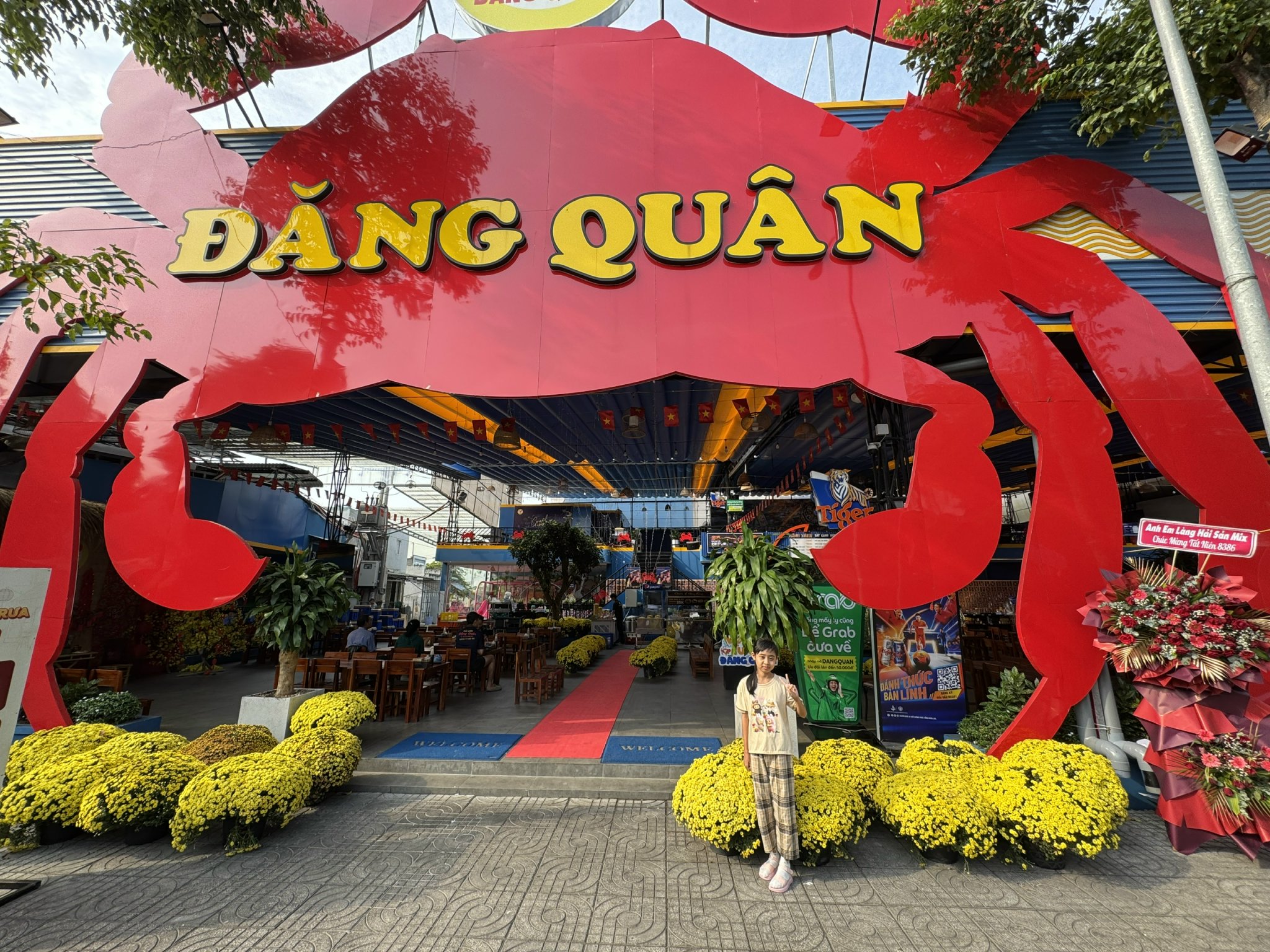 Mặt tiền Nhà hàng Hải Sản Đăng Quân